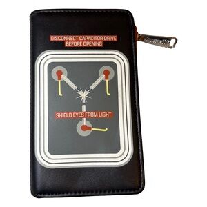 Loungefly Back to the Future Flux Capacitor Zip Wallet